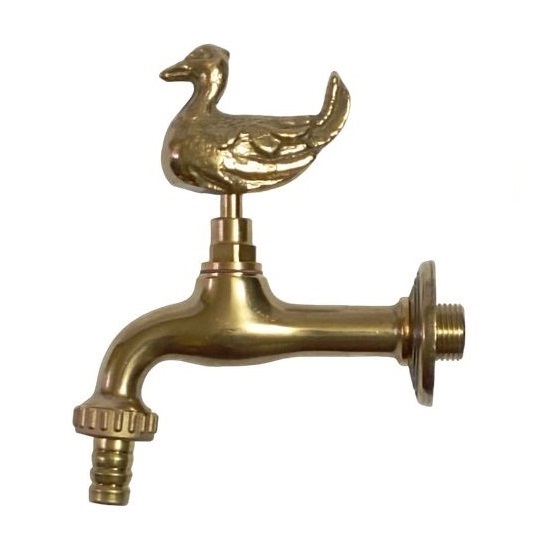 Hose-bib spigot tap with duck handle