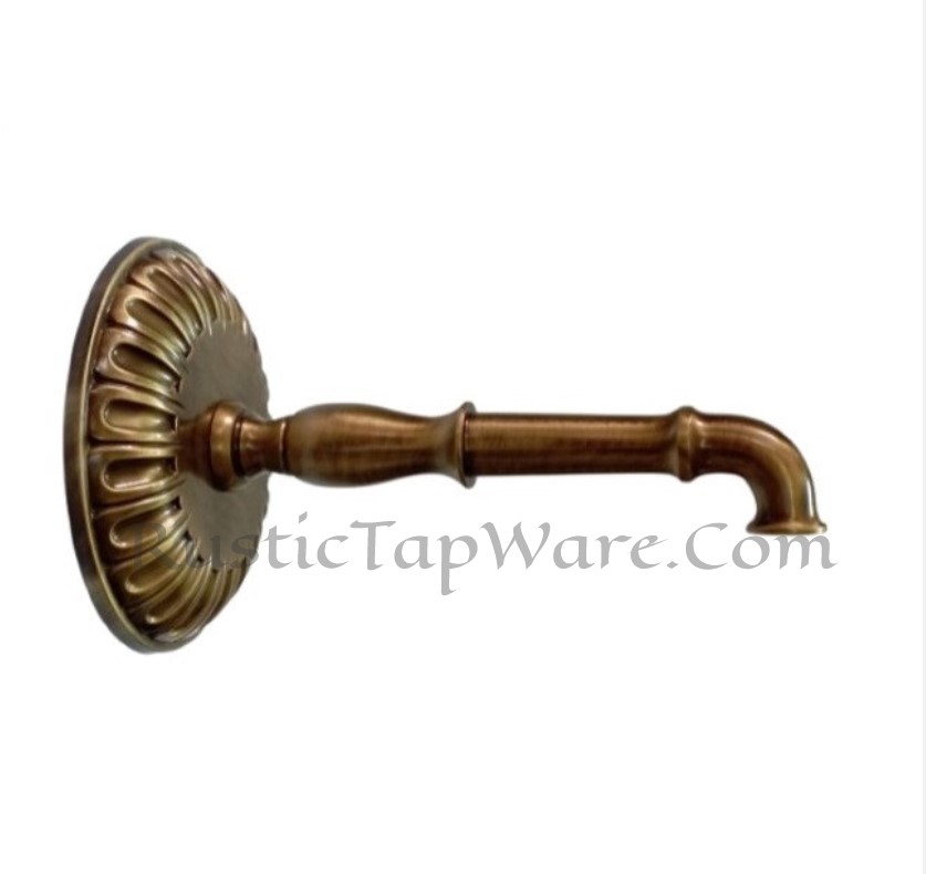 Large Water Feature Spout with Large Round Escutcheon │ Pool Wall Fountain Spout