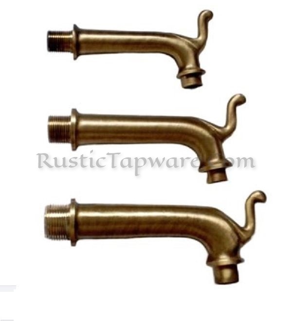 Continuous Water Fountain Spout and Large Wall Mounted Brass Spout