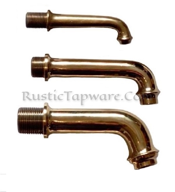 Small Water Fountain Spout in Brass and Wall Mount Fountain Spout