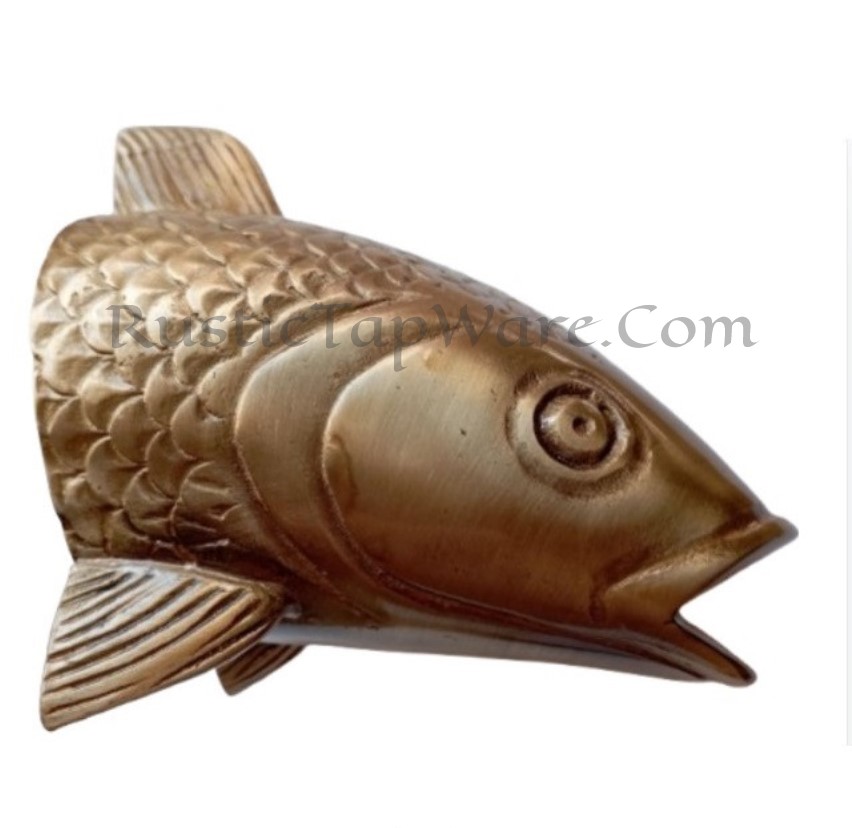 Wall Mountable Spout with  Fish Head │ Aquatic Spout Design for Water Feature
