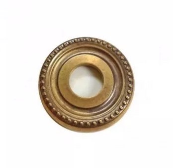Ornated Brass Wall Cover for Taps and Faucets