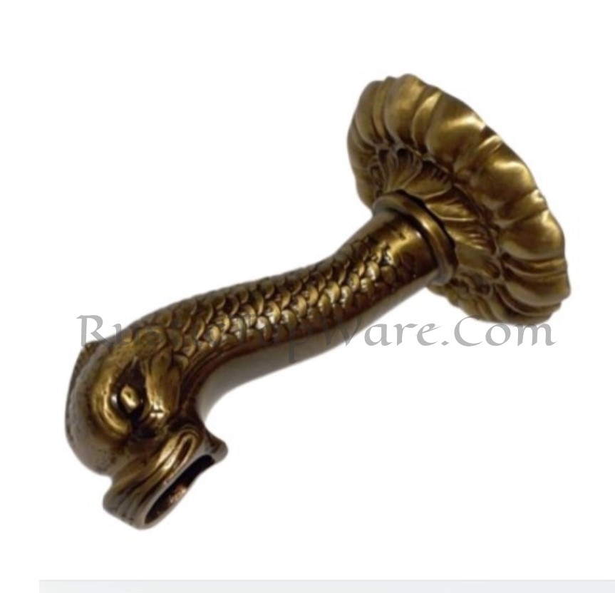 Pond water fountain spout with duck head  in bronze finish