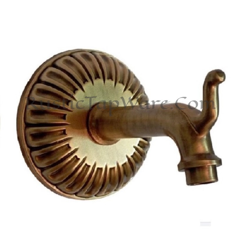 Fountain Spout with Round Escutcheon │ Pool Wall Water Feature
