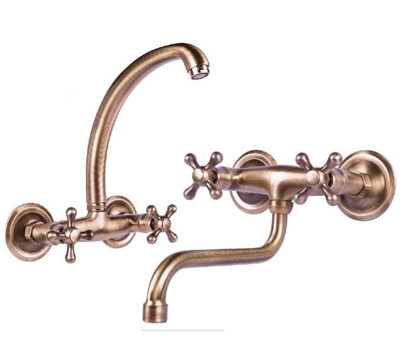 Vintage Style Dual-Handle Sink Faucets