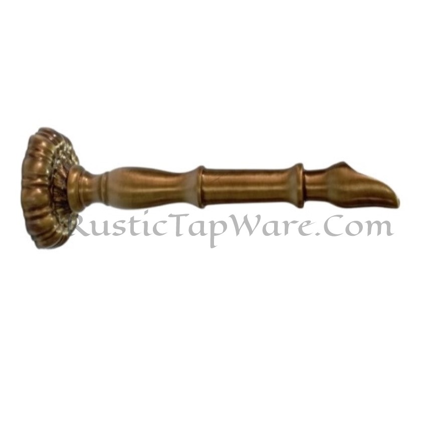 Pool Wall Fountain Spout │ Large Water Feature Spout with Floral Back Plate