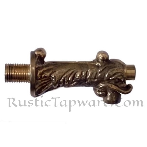 PBT-226 Vintage Push-Button Tap for Water Fountain in Brass